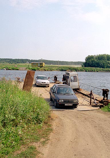 Ferry on Taipalenyoki river - Mannerheim Line