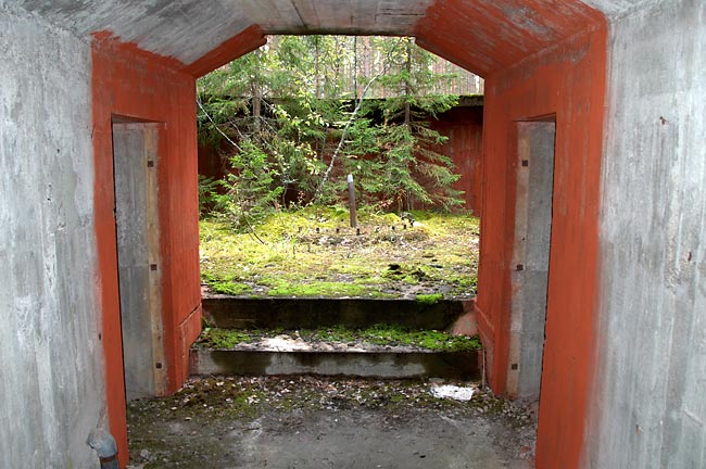 Passage to the gun's emplacement - Mannerheim Line