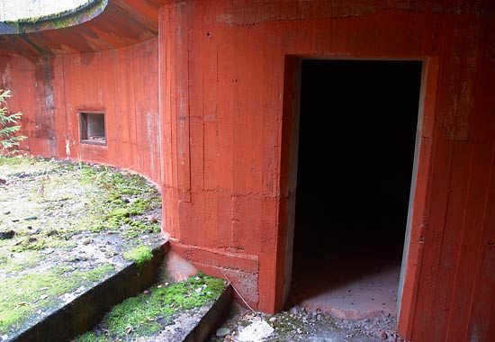 Entrance to the powder cellar - Mannerheim Line