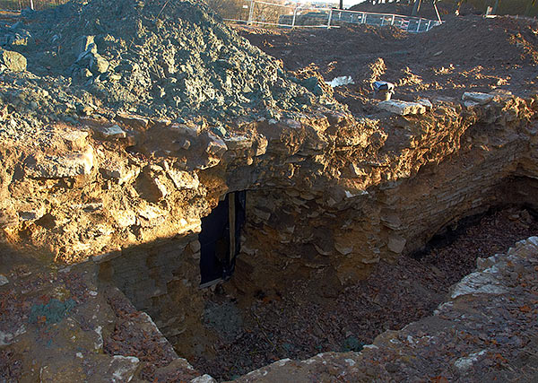 #15 - Excavated vaults of the curtain in 2015