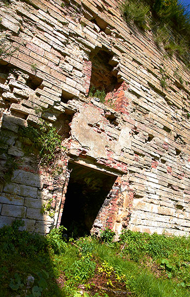 The entrance to the vaults of Honor bastion - Narva