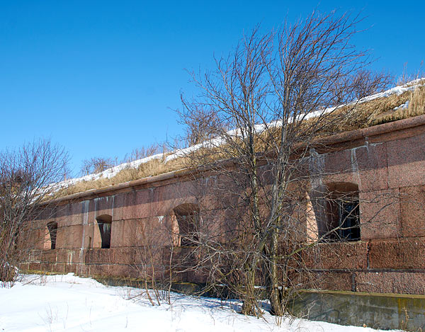 Gun embrasures - Northern Forts