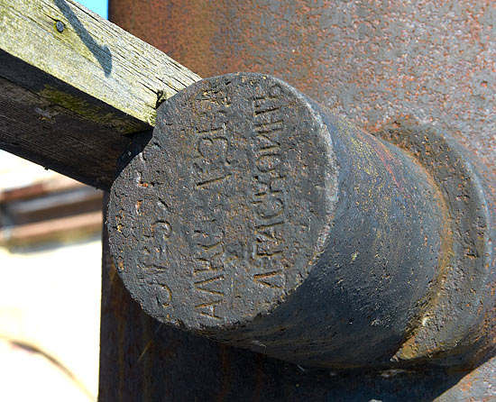 #10 - Markings on trunnions of guns