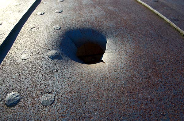 Shall's track on the Pavilion roof - Northern Forts