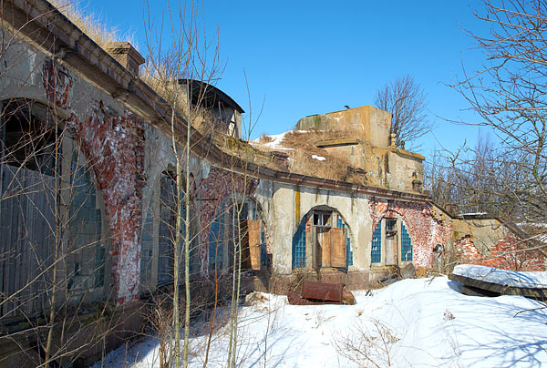 Rear part of left flank battery - Northern Forts