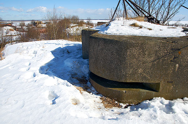 #45 - 130-mm battery firepost