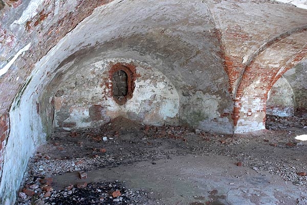 Gun's casemate - Northern Forts