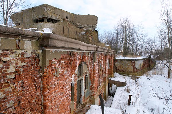 Casemates of the left flank of the fort - Northern Forts