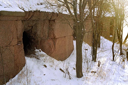 Gun's embrasures - Northern Forts