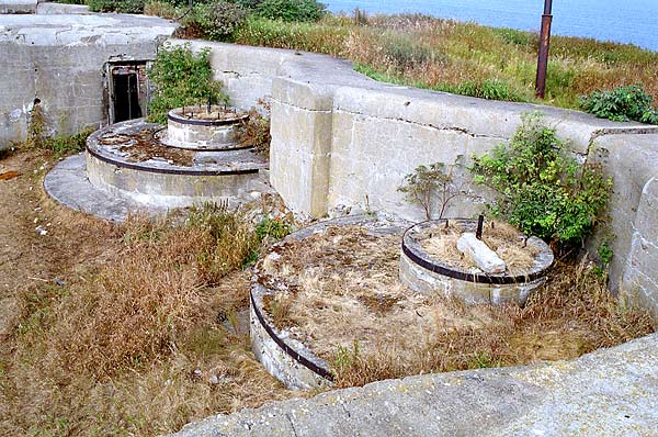 Gun's emplacements - Northern Forts