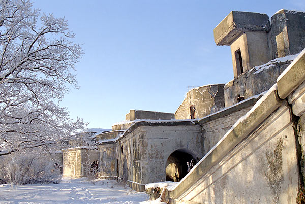 View to the rear part of the fort - Northern Forts