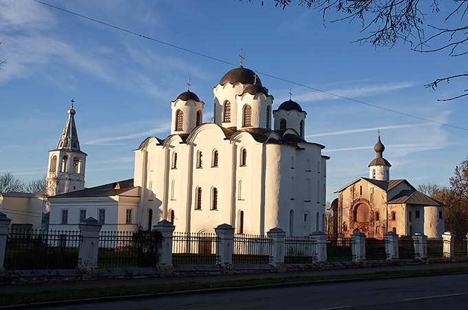 Medieval churches on Yaroslav's Court