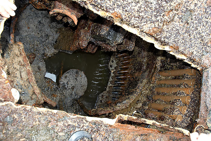 #16 - View through the turret hatch