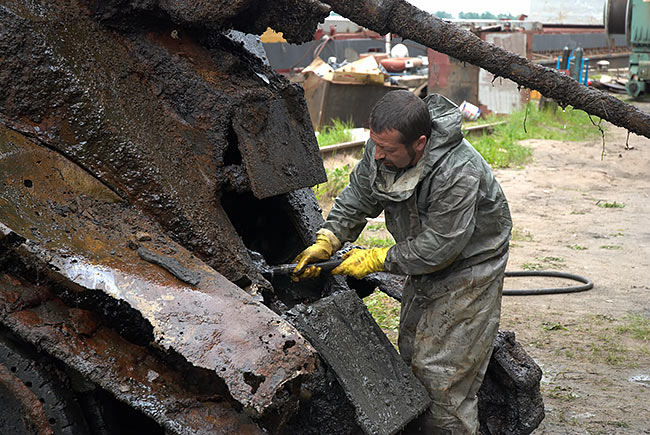 Clearing works - NevskijBridge-head