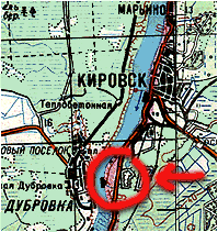 Nevsky bridge head map