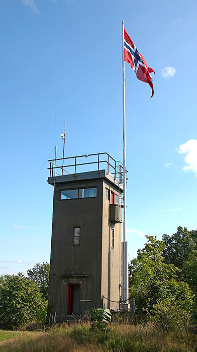 #75 - Norway flag over Oscarsborg fortress
