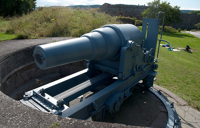 Southern battery guns of Oscarsborg fortress
