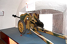 Antitank Swedish gun in Oscarsborg war museum