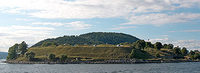 South Kaholmen island of Oscarsborg fortress