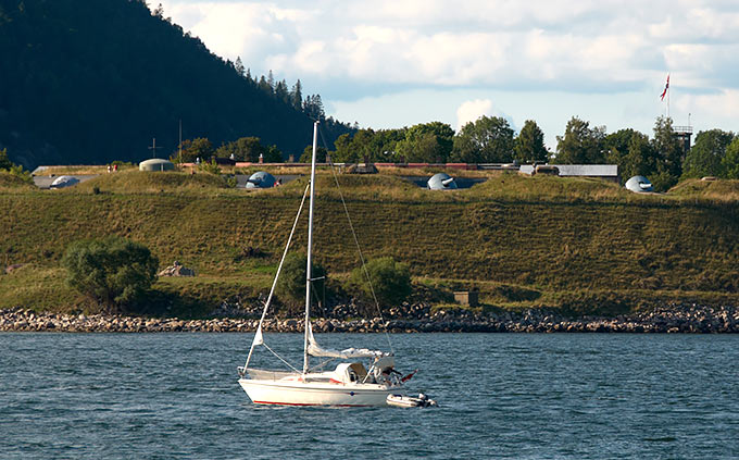 South Kaholmen island of Oscarsborg fortress