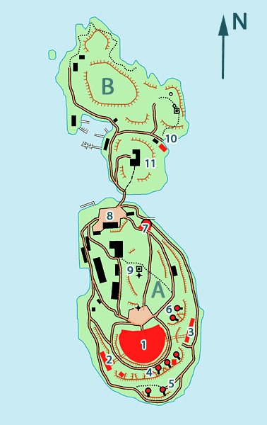 План крепости Оскарсборг