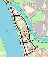 Pskov's Kremlin (Crom) lay out