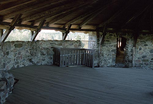 Upper floor of the tower - Raseborg