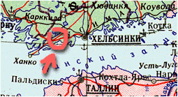 Southern Finland map