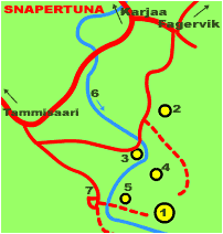 Snappertuna area map (Raseborg)
