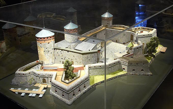 The layout of the Savonlinna fortress