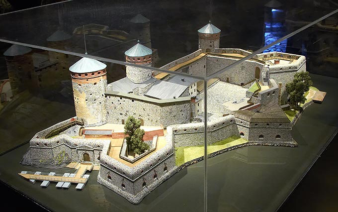 Model of Savonlinna fortress