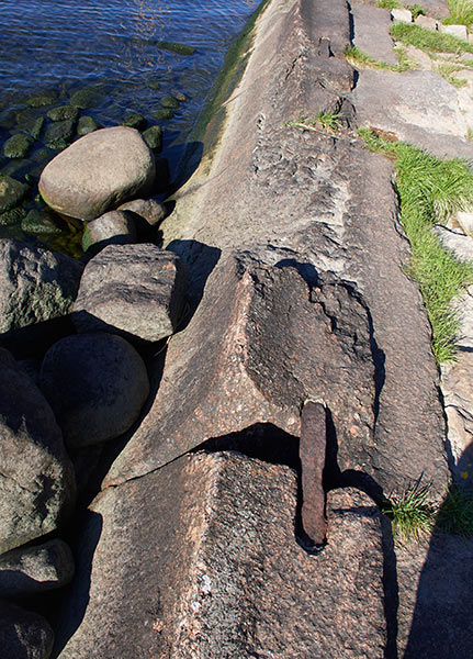 Granite embankment - Southern Forts