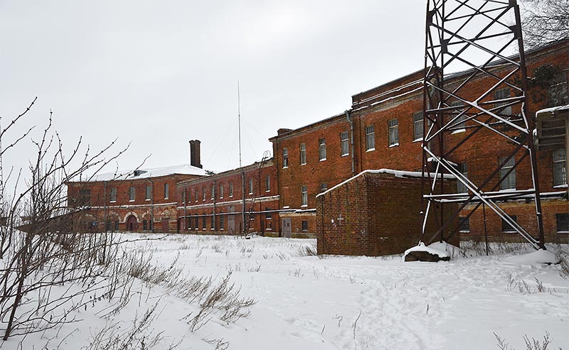 Former inner harbor of the fort - Southern Forts