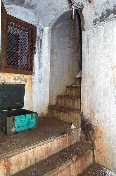 Exit to 10-inch gun's emplacement - Southern Forts