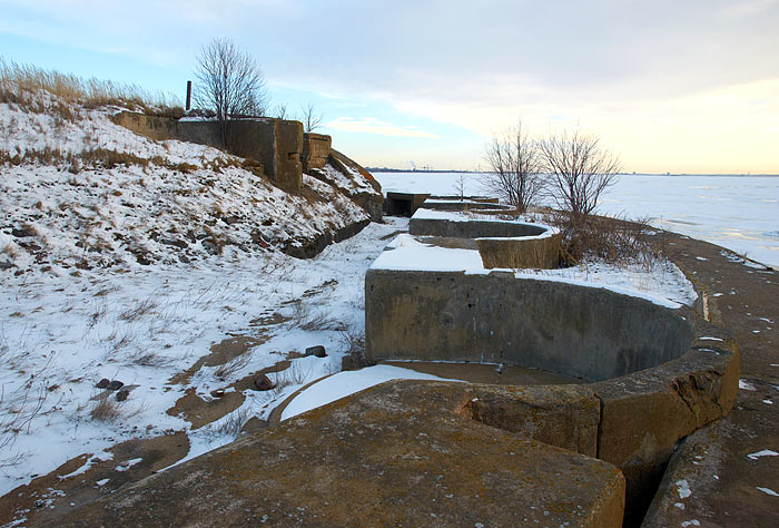 45-mm anti-cutter battery - Southern Forts