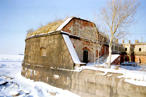 Left flank of battery - Southern Forts