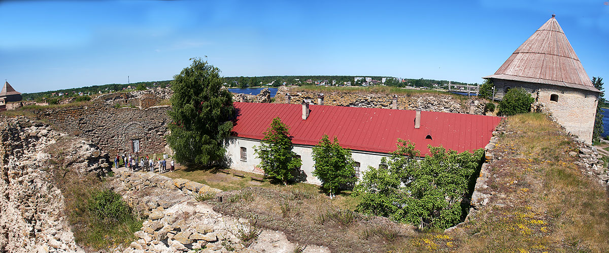 #1 - Courtyard of the Citadel of the Shlisselburg Fortress