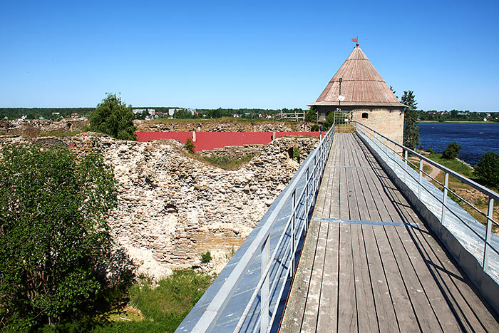 Modern view of the same place - Shlisselburg