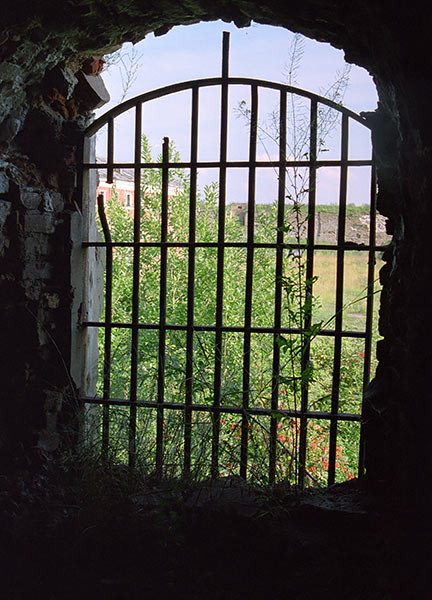 Windows of "Zverinets" prison in Shlisselburg