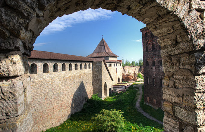 Sight of Shlisselburg fortress