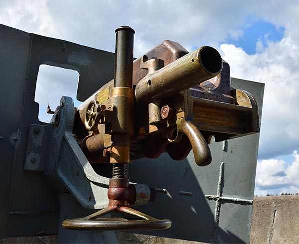 Breech of m/99 gun - Fort Siarö