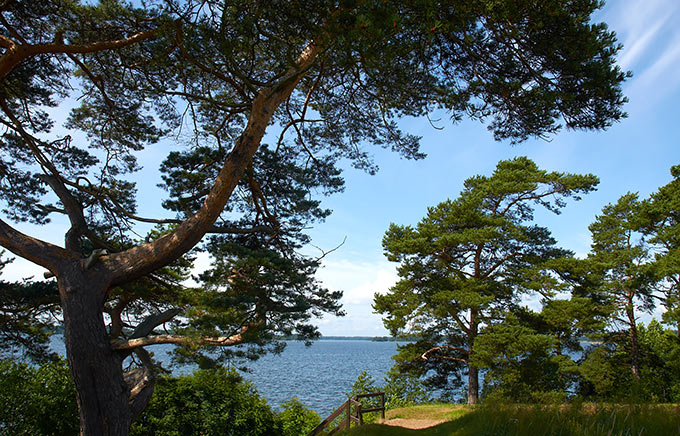 Esplanade of Svartholm Fortress