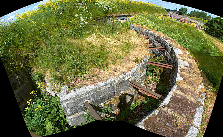#21 - Gun's emplacement of the battery №2