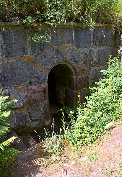 Entrance to the under-parapet gallery - Sveaborg