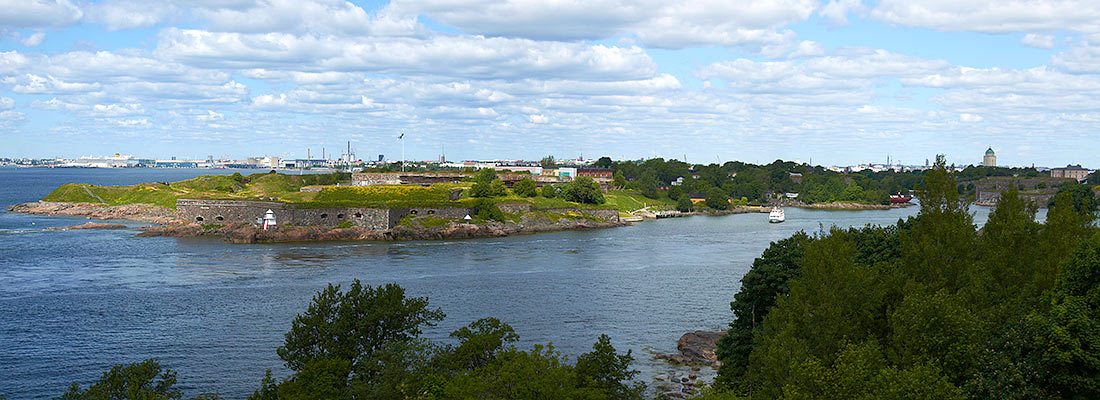 Suomenlinna fortress panoramic view - Sveaborg