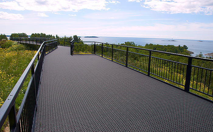 Observation platform at the top of the battery N6 - Sveaborg