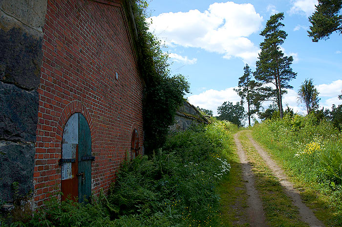 Дорога вдоль батареи - Свеаборг