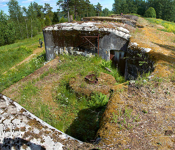 Emplacement of 9-inch gun - Sveaborg