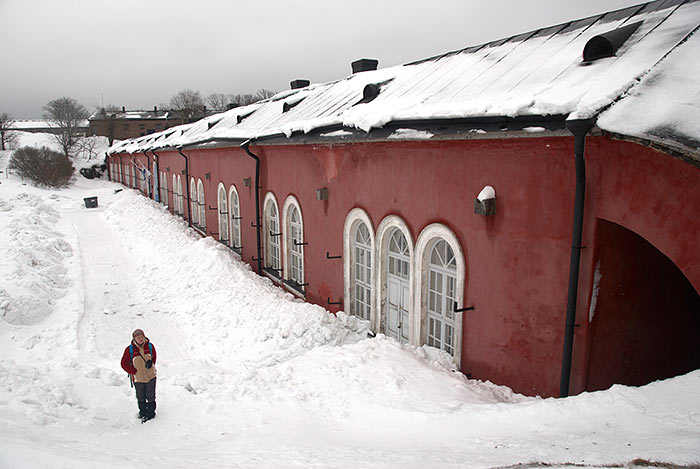 Фасад гарнизонной казармы - Свеаборг