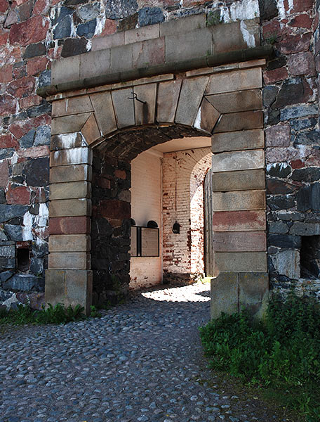 Ворота дока в тенали  Fersen - Свеаборг